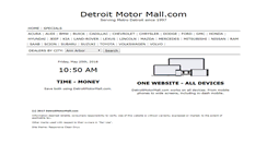 Desktop Screenshot of detroitmotormall.com